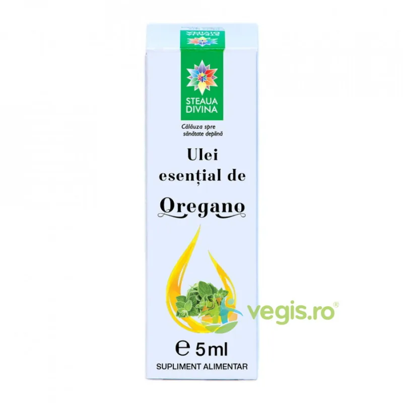 Ulei Esential de Oregano pentru Uz Intern si Extern 5ml STEAUA DIVINA — preț și oferte