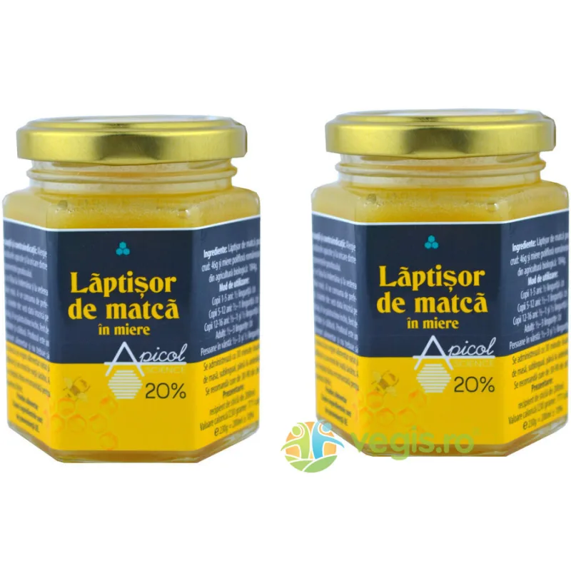 Laptisor de Matca in Miere (20%) 230g Pachet 1+1 APICOLSCIENCE — preț și oferte