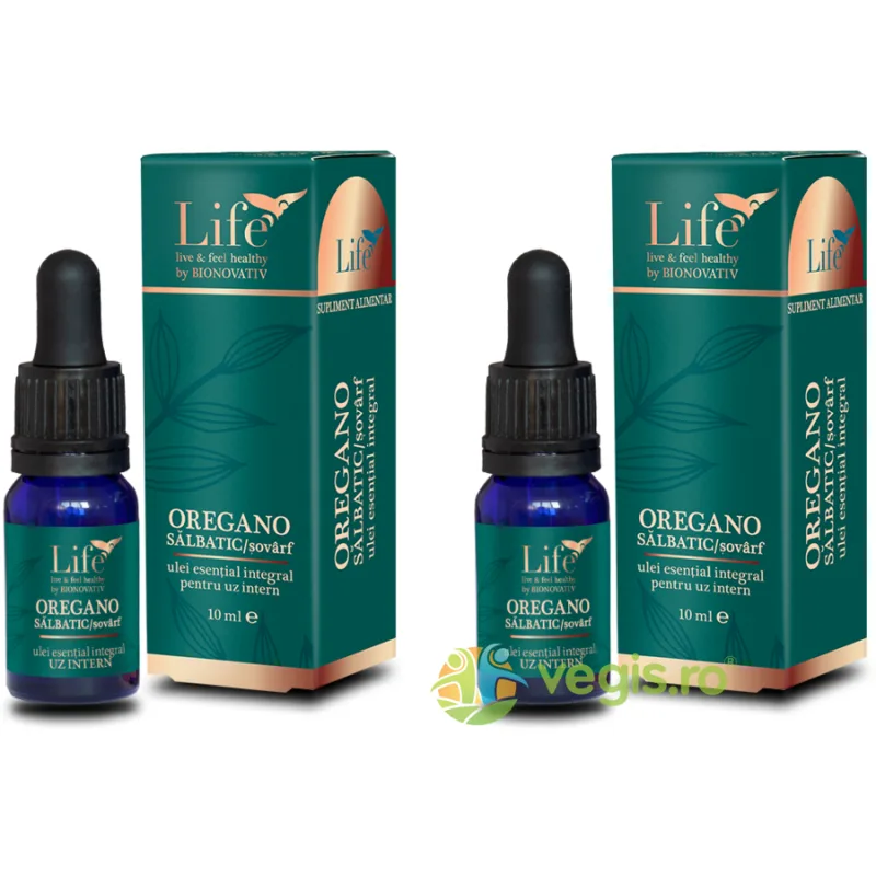 Ulei Esential de Oregano Salbatic (Sovarf) 10ml Pachet 1+1 BIONOVATIV — preț și oferte