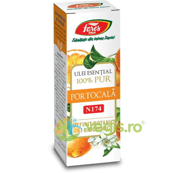 Ulei Esential de Portocala 100% Pur N174 10ml FARES — preț și oferte
