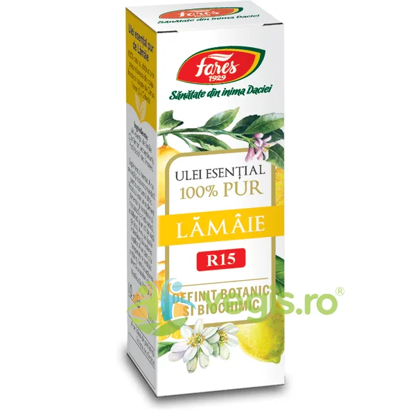 Ulei Esential de Lamaie 100% Pur R15 10ml FARES — preț și oferte