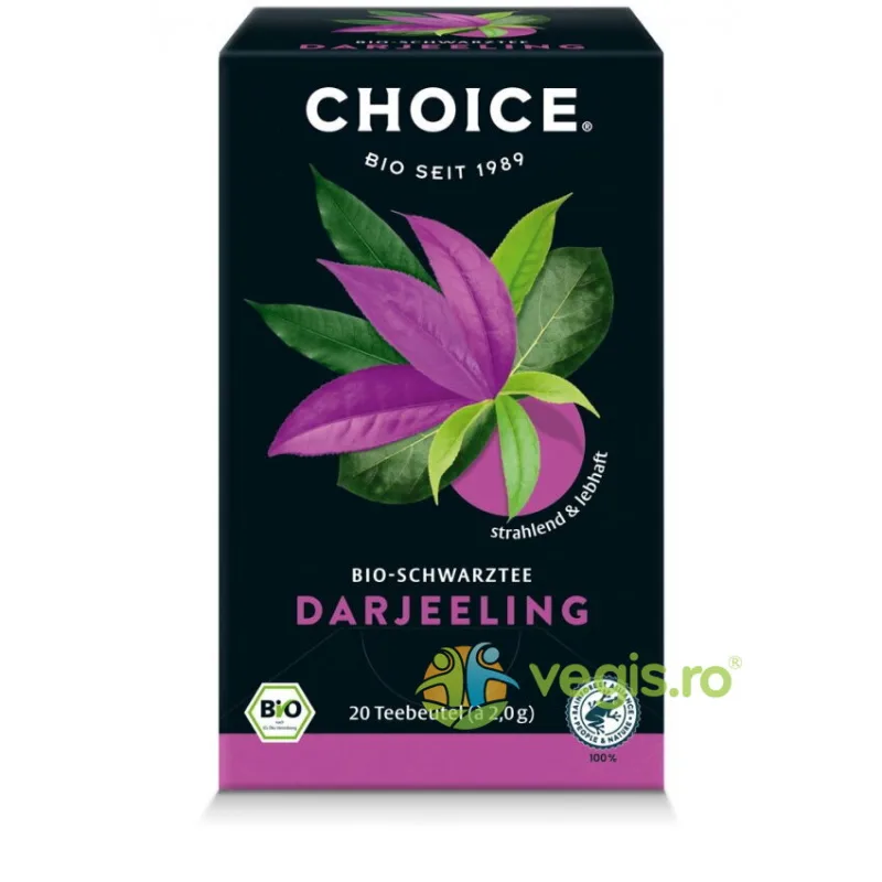 Ceai Negru Darjeeling Ecologic/Bio 20dz CHOICE — preț și oferte