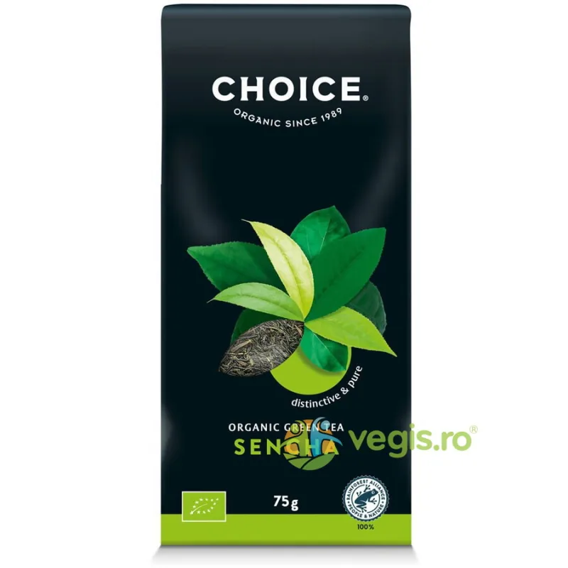 Ceai Verde Sencha Ecologic/Bio 75g CHOICE — preț și oferte