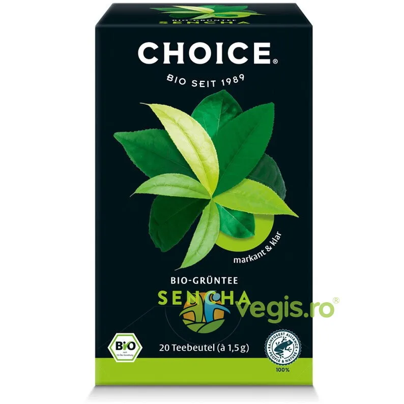 Ceai Verde Sencha Ecologic/Bio 20dz CHOICE — preț și oferte