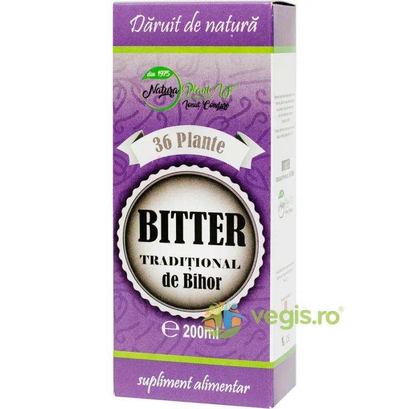 Bitter Traditional de Bihor cu 36 Plante 200ml NATURA PLANT IF — preț și oferte