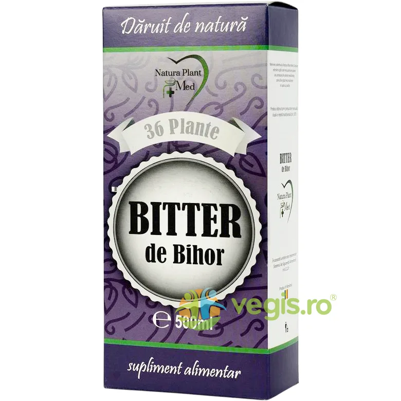 Bitter Traditional de Bihor cu 36 Plante 500ml NATURA PLANT IF — preț și oferte