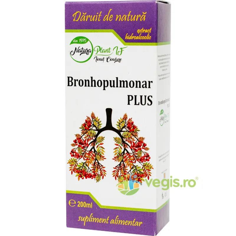 Extract Bronhopulmonar Plus 200ml NATURA PLANT IF — preț și oferte