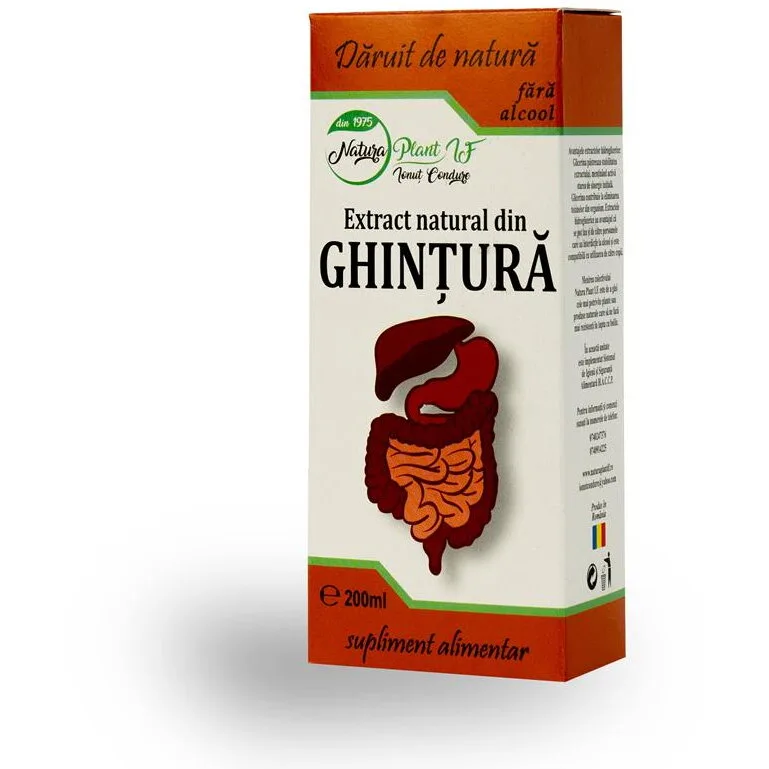 Extract Natural din Ghintura fara Alcool 200ml NATURA PLANT IF — preț și oferte