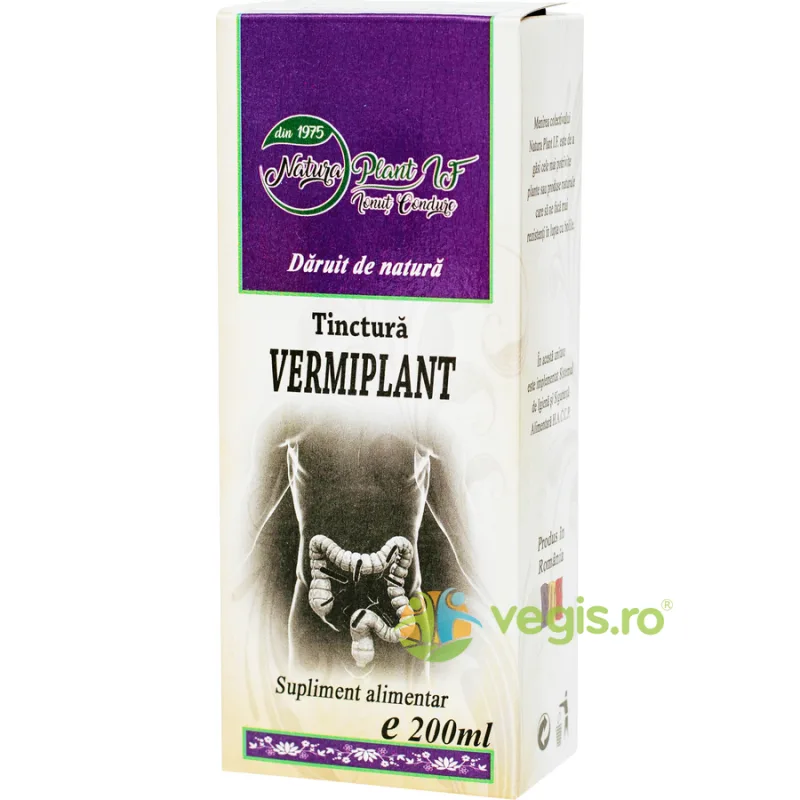 Tinctura Vermiplant 200ml NATURA PLANT IF — preț și oferte