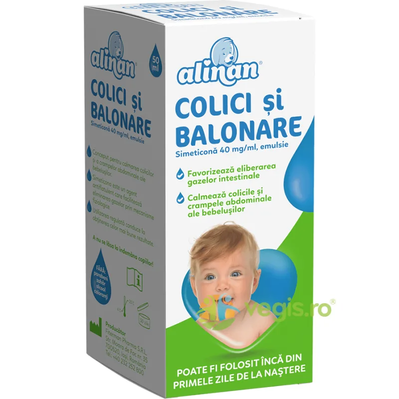 Emulsie pentru Colici si Balonare Alinan 50ml FITERMAN PHARMA — preț și oferte