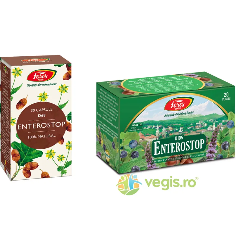 Enterostop - Remediu pentru Enterocolita Acuta (Forma Usoara) FARES — preț și oferte