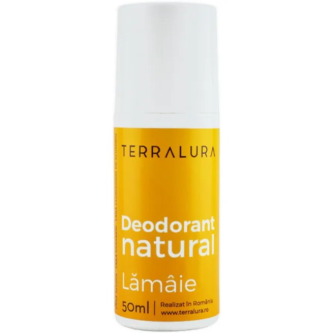 Deodorant Natural Roll-On cu Lamaie si Uleiuri Esentiale 50ml TERRALURA — preț și oferte