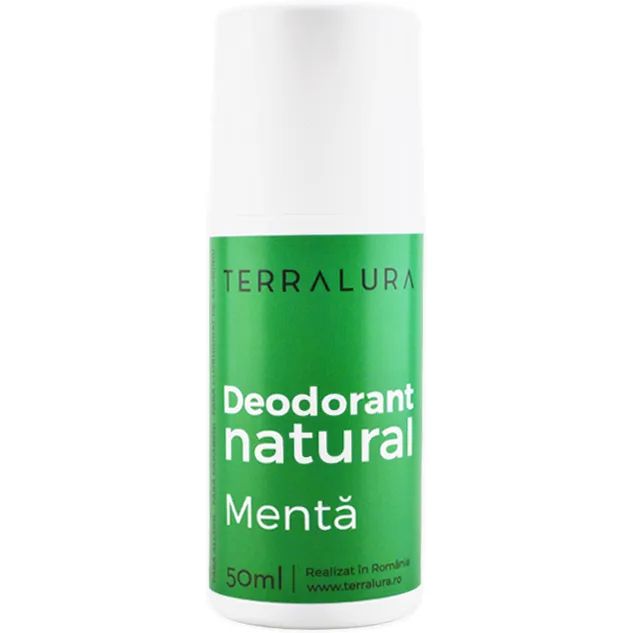 Deodorant Natural Roll-On cu Menta 50ml TERRALURA — preț și oferte