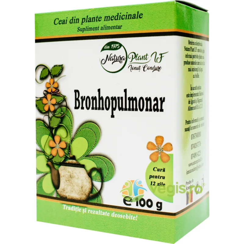 Ceai Bronhopulmonar 100g NATURA PLANT IF — preț și oferte