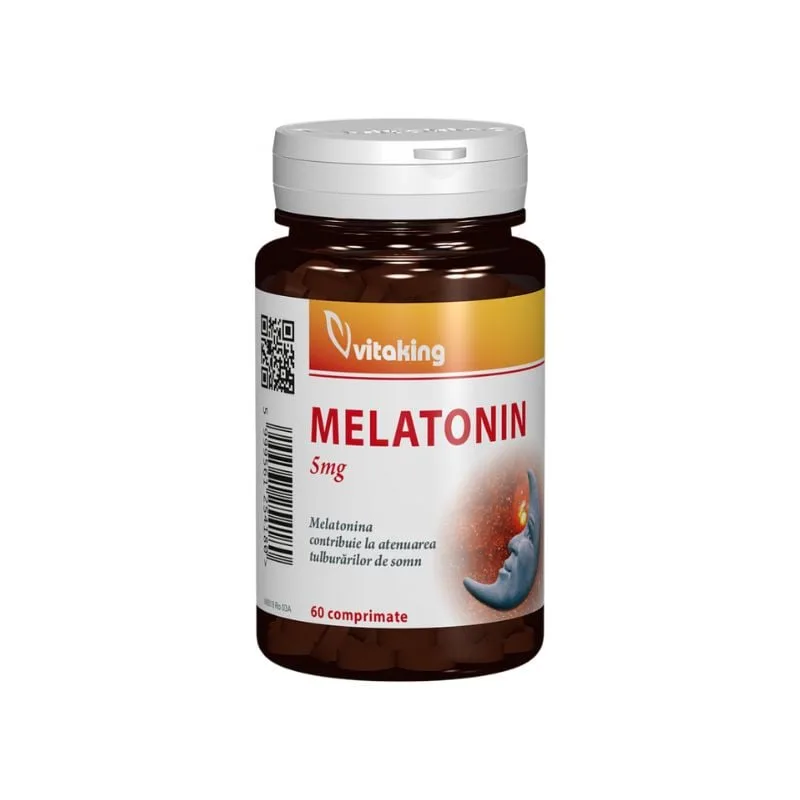 Melatonina 5mg, 60 comprimate, Vitaking — preț și oferte