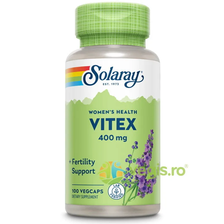 Vitex 400mg 100cps Secom, Solaray — preț și oferte