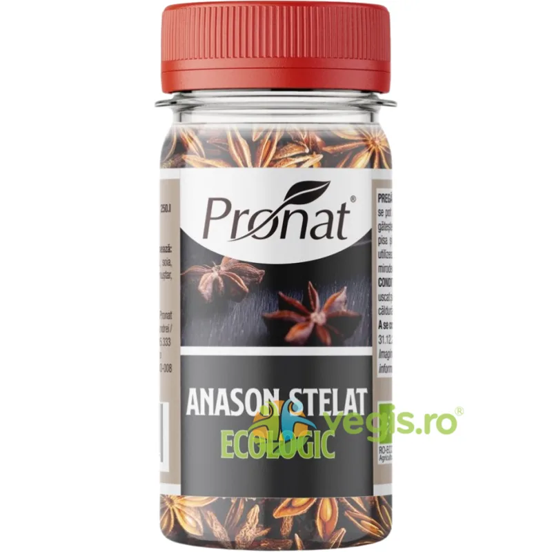 Anason Stelat (Solnita) Ecologic/Bio 20g PRONAT — preț și oferte