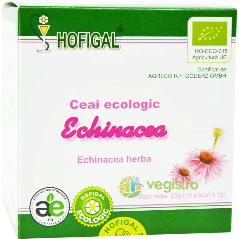 Ceai de Echinacea Ecologic/Bio 25dz HOFIGAL — preț și oferte