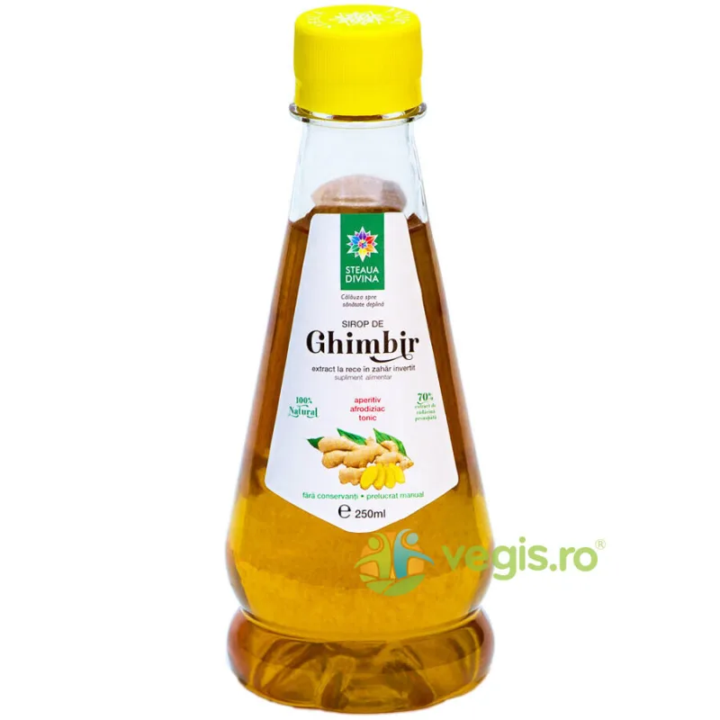 Sirop de Ghimbir Presat la Rece 250ml STEAUA DIVINA — preț și oferte