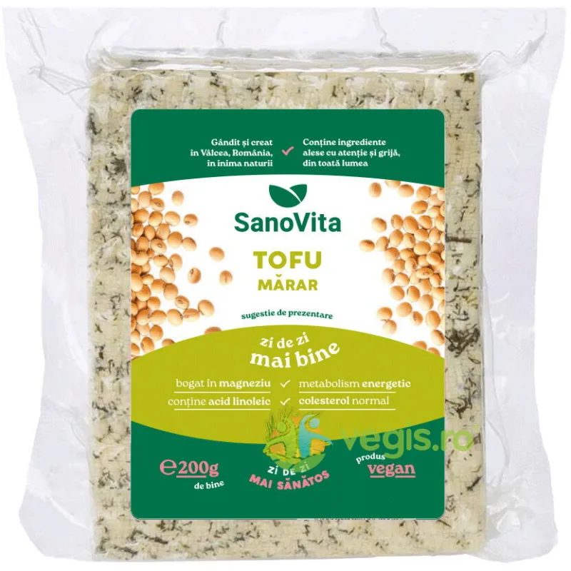 Tofu cu Marar (Sterilizat) 200g SANOVITA — preț și oferte