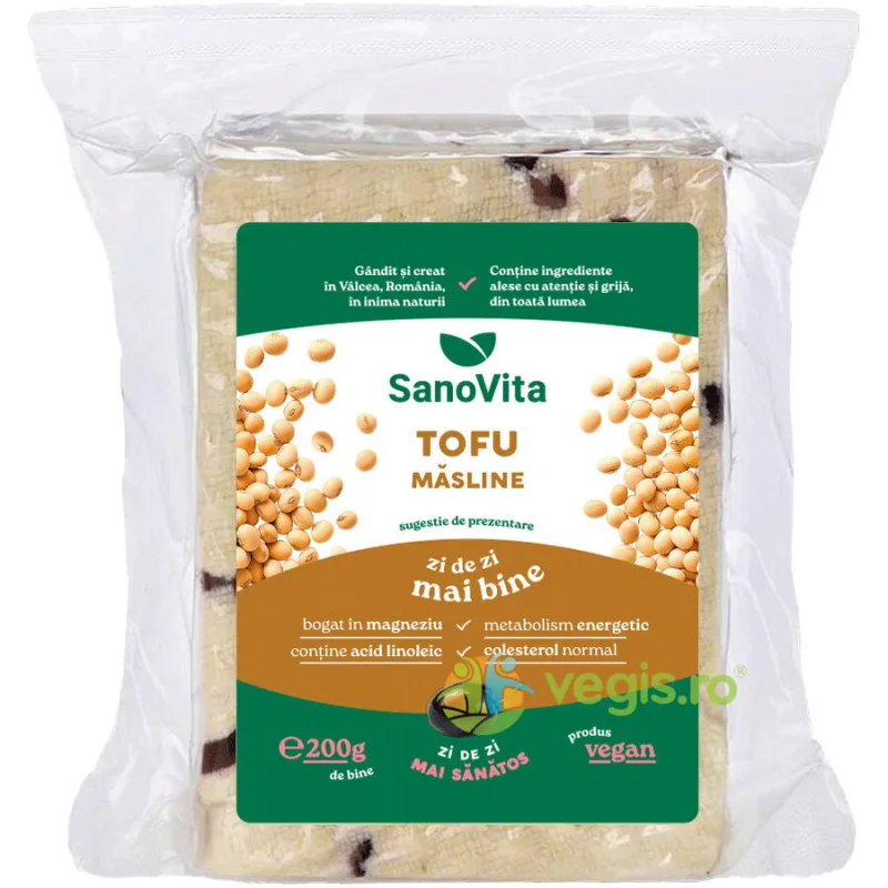 Tofu cu Masline (Sterilizat) 200g SANOVITA — preț și oferte