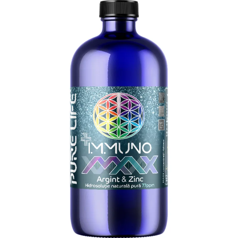 M+ IMMUNO A-Z MAX 77ppm 480ml PURE LIFE — preț și oferte