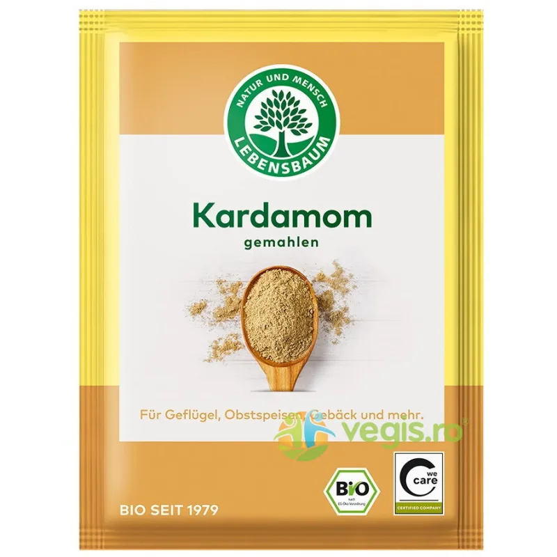 Cardamom Macinat Ecologic/Bio 10g LEBENSBAUM — preț și oferte