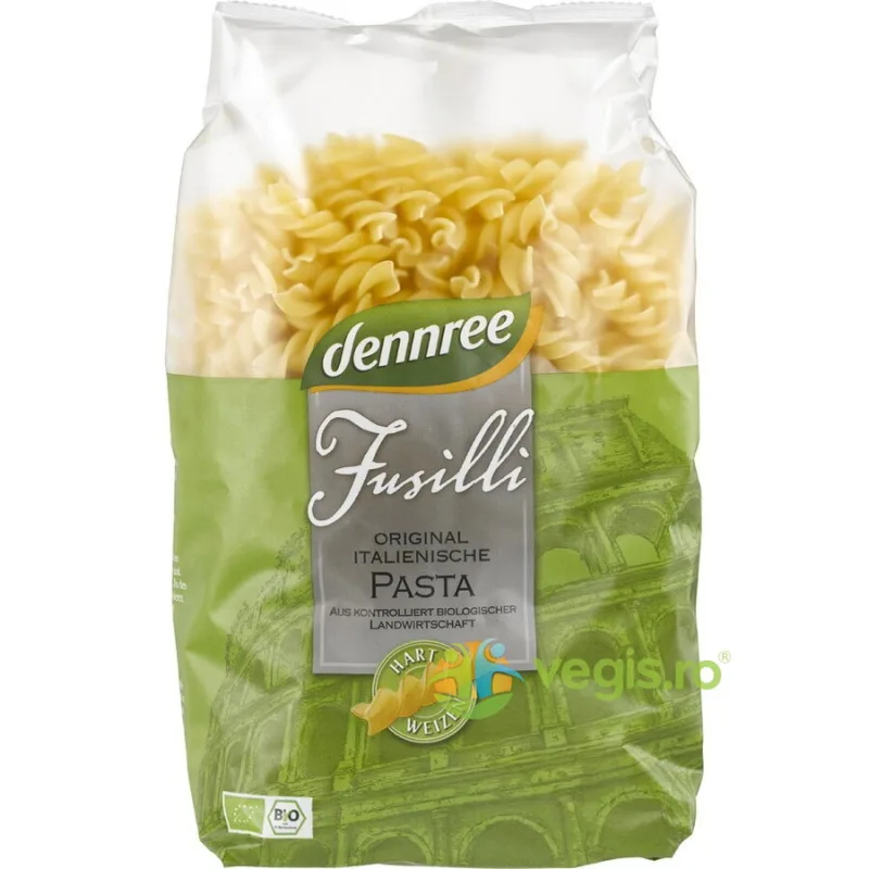 Fusilli din Grau Dur Ecologice/Bio 500g Dennree — preț și oferte