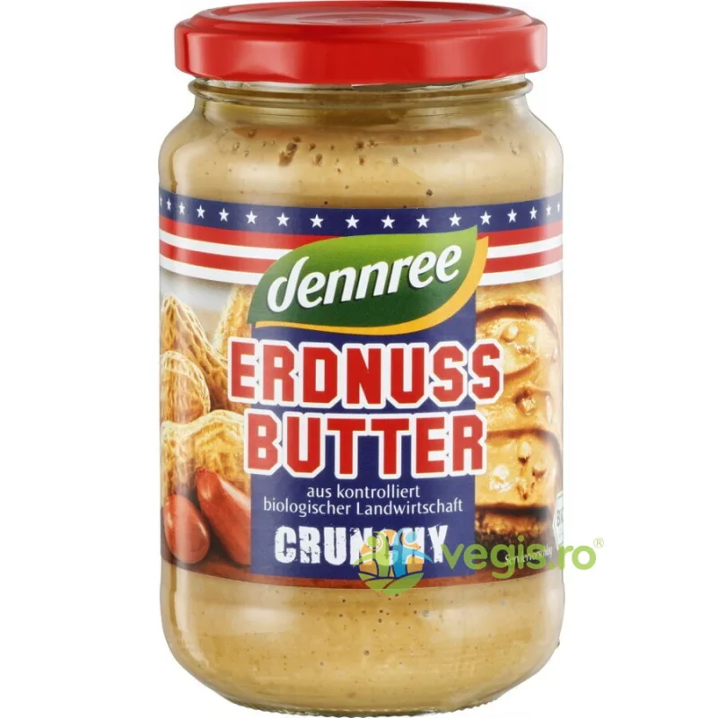 Pasta de Arahide Crocanta Ecologic/Bio 350g Dennree — preț și oferte