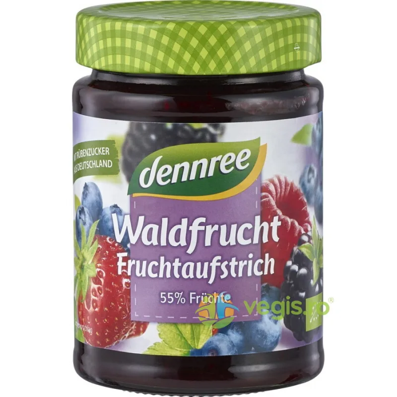 Gem de Fructe de Padure Ecologic/Bio 340g Dennree — preț și oferte