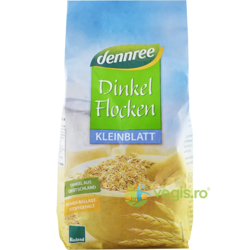 Fulgi Mici de Spelta Ecologici/Bio 500g Dennree — preț și oferte