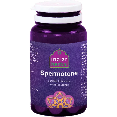 Spermotone 60cps INDIAN HERBAL — preț și oferte