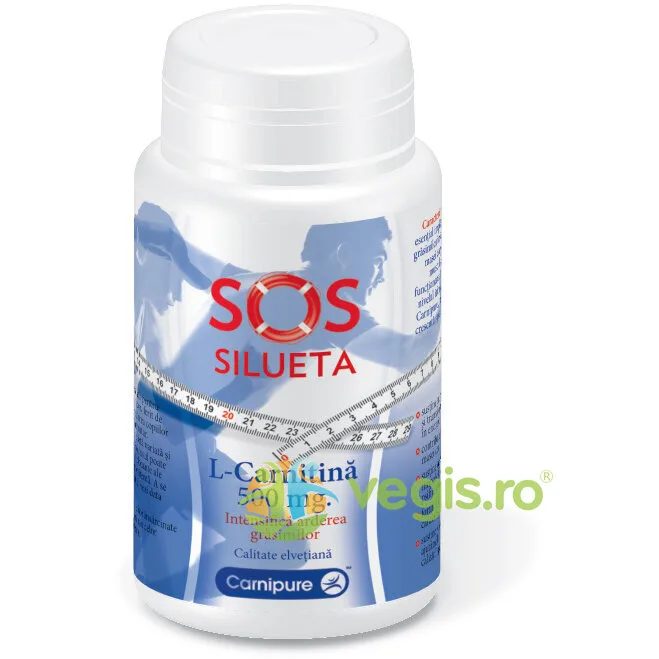 L-Carnitina SOS Silueta 500mg 60cps ROTTA NATURA — preț și oferte