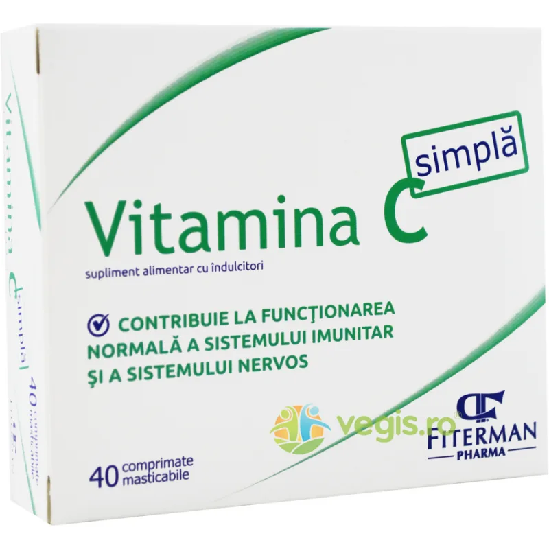Vitamina C Simpla 180mg 40cpr FITERMAN PHARMA — preț și oferte