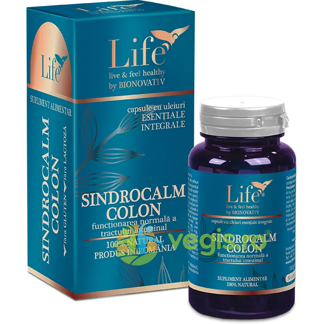 Sindrocalm Colon (Capsule cu Uleiuri Esentiale) 30cps BIONOVATIV — preț și oferte