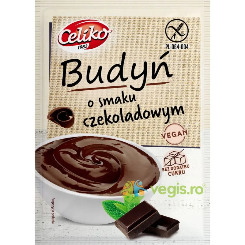 Budinca de Ciocolata fara Zahar Adaugat 40g CELIKO — preț și oferte