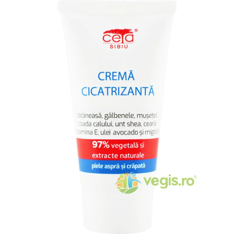 Crema Cicatrizanta cu Tataneasa si Vitamina E 97% Vegetala 50ml — preț și oferte