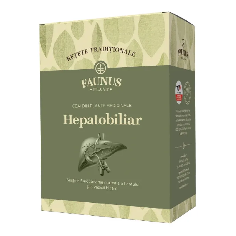 Ceai Retete Traditionale Hepatobiliar, 180 g, Faunus Plant — preț și oferte