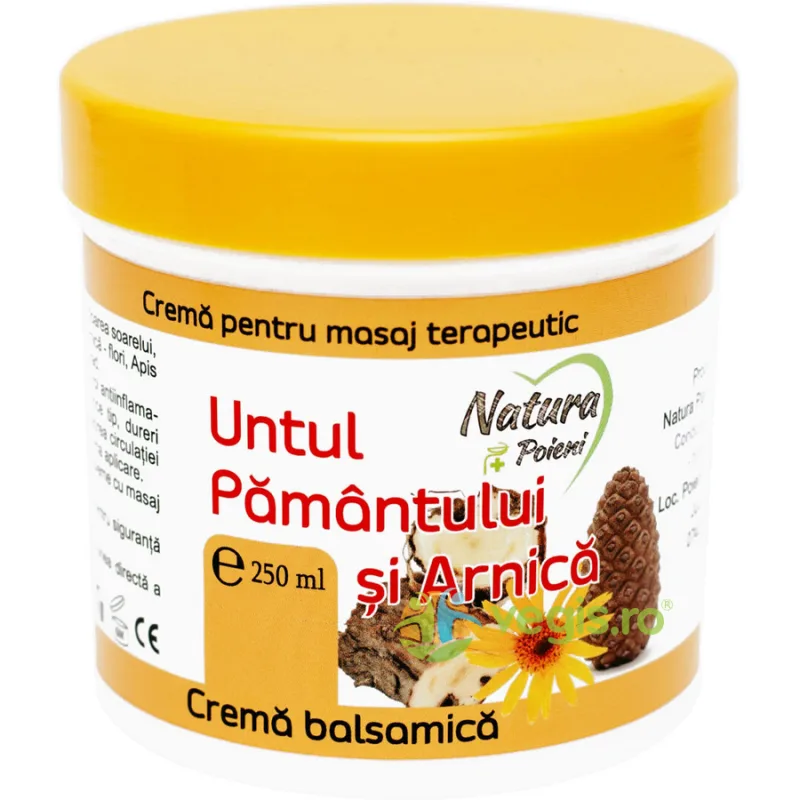 Crema cu Untul Pamantului si Arnica 250ml — preț și oferte