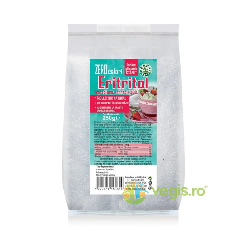 Eritritol 250g Herbavit — preț și oferte