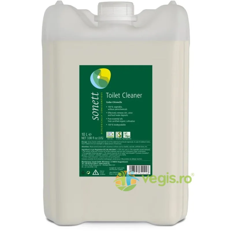 Detergent pentru Toaleta cu Cedru si Citronella Ecologic/Bio 10L SONETT — preț și oferte