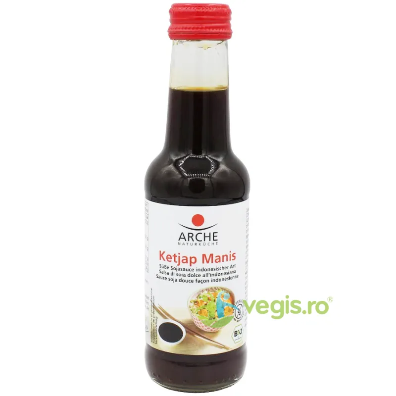 Ketjap Manis Sos de Soia Dulce Indonezian fara Gluten Ecologic/Bio 155ml ARCHE — preț și oferte