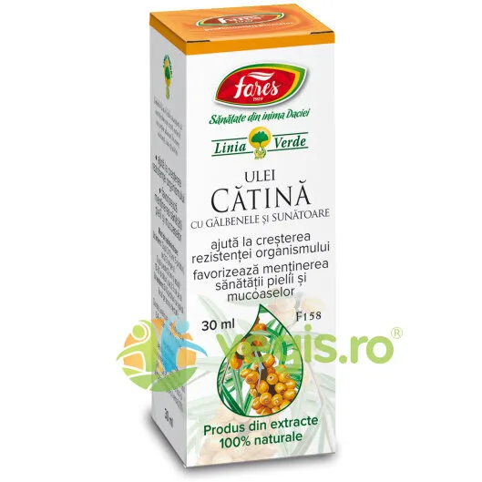 Ulei Catina, Galbenele Si Sunatoare 30ml FARES — preț și oferte