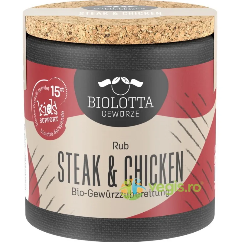Mix de Condimente pentru Steak si Pui Ecologic/Bio 50g BIOLOTTA — preț și oferte