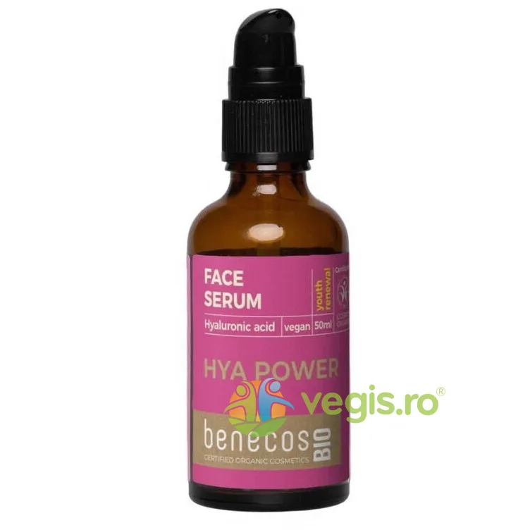 Serum cu Acid Hialuronic si Argan pentru Ten Matur Uscat Hya Power Bio 50ml BENECOS — preț și oferte