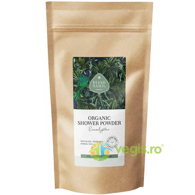 Gel de Dus Pudra cu Eucalipt Refill Ecologic/Bio 250g ELIAH SAHIL — preț și oferte
