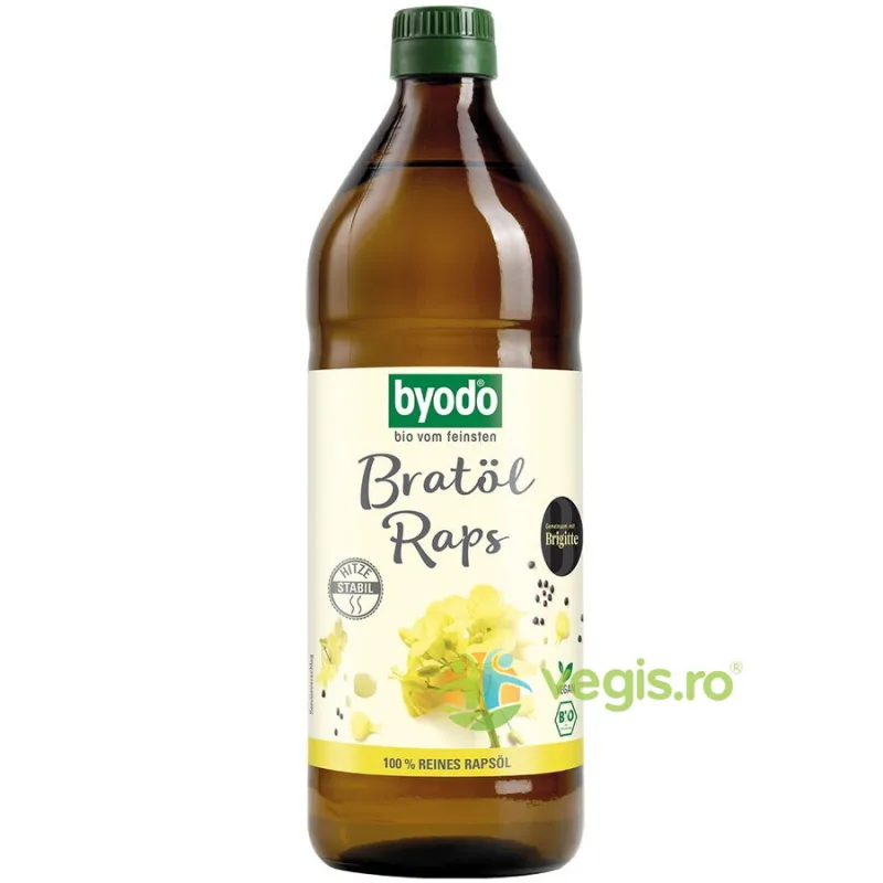 Ulei de Rapita Dezodorizat pentru Prajit Ecologic/Bio 750ml BYODO — preț și oferte