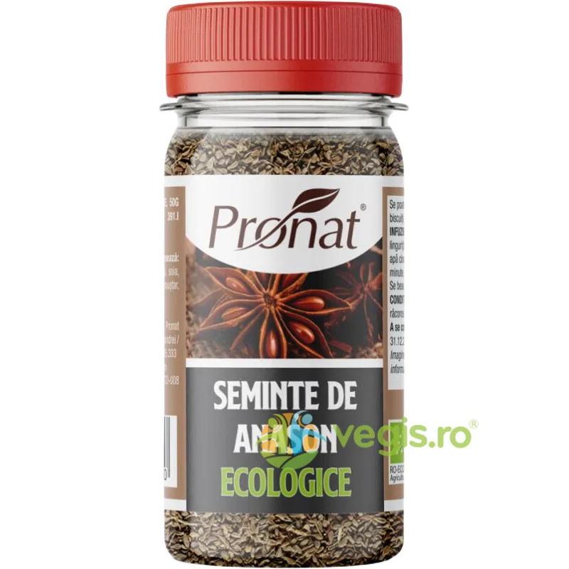 Seminte de Anason Ecologic/Bio 50g PRONAT — preț și oferte