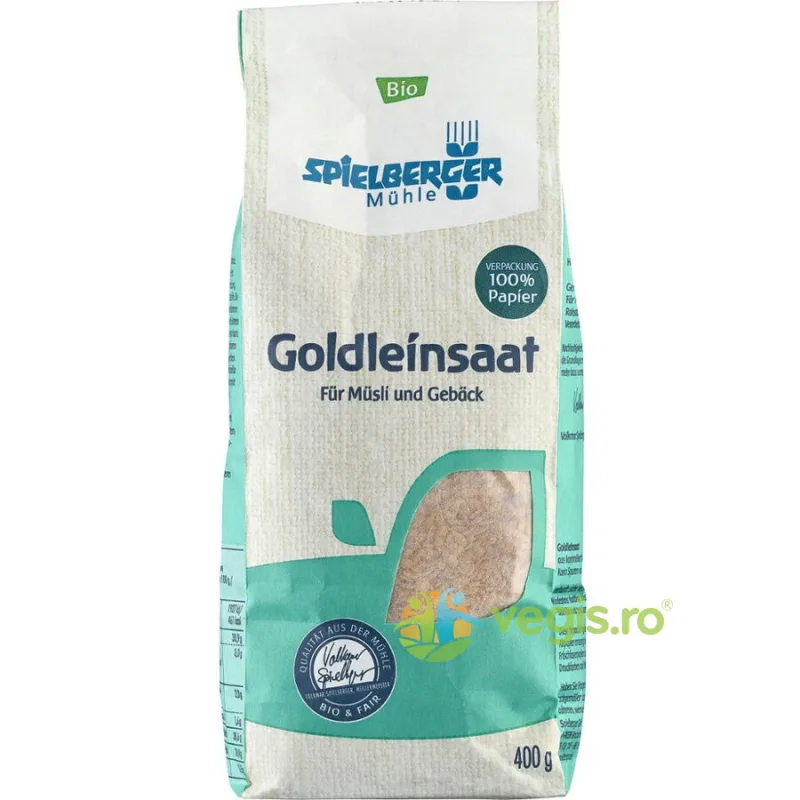 Seminte de In Auriu Ecologic/Bio 400g SPIELBERGER — preț și oferte