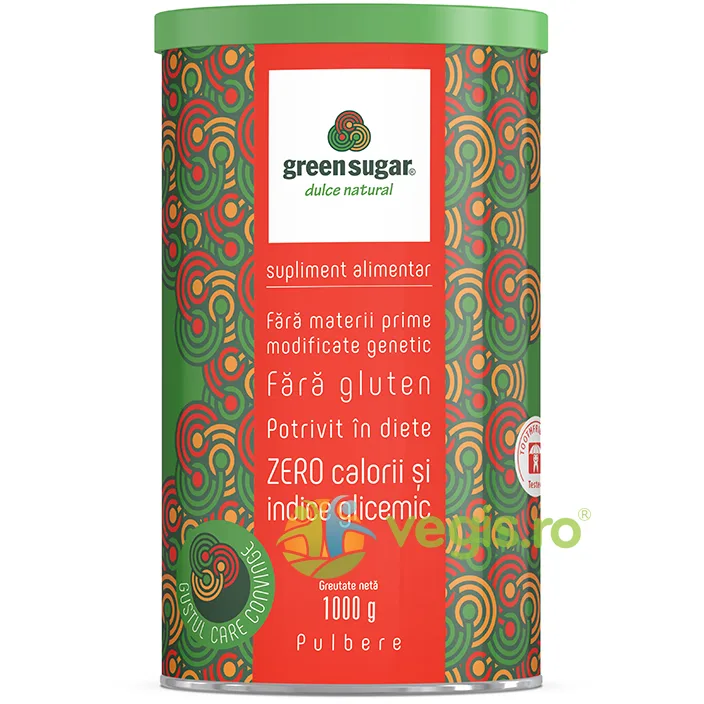 Green Sugar Indulcitor Natural Pulbere 1kg REMEDIA — preț și oferte